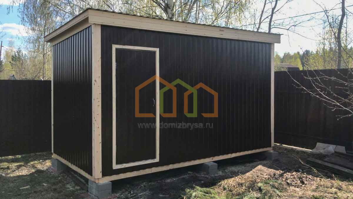 МЕТАЛЛИЧЕСКАЯ БЫТОВКА ДЛЯ ДАЧИ ЭКОНОМ МАРГАРИТКА