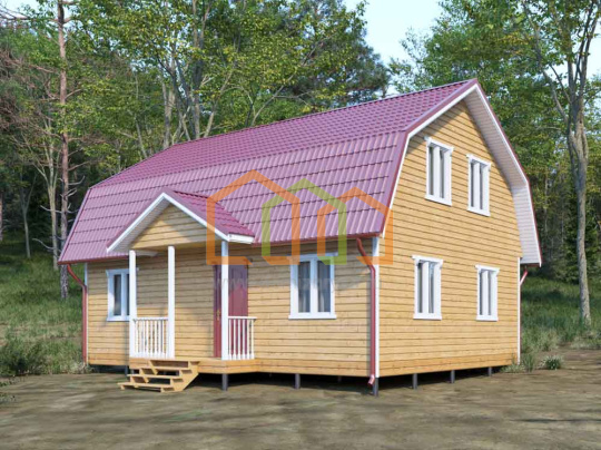 Дом из бруса 7х9